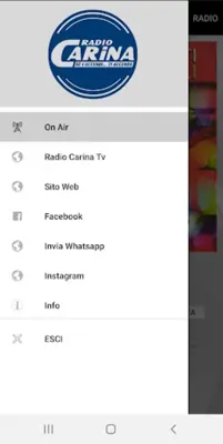 Radio Carina android App screenshot 0